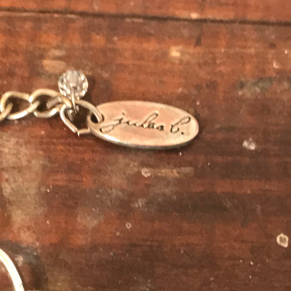 Jules B. Long Silver Turquoise Statement Necklace - image 3